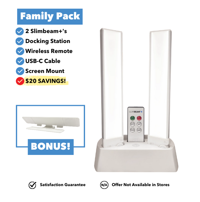 Slim Beam+ 2 Pack with Charging Dock - Family Pack
